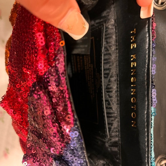 Kurt Geiger Rainbow Sequin Shoulder Bag - Picture 6 of 7
